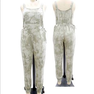 Anthropologie tie dye jumpsuit XL